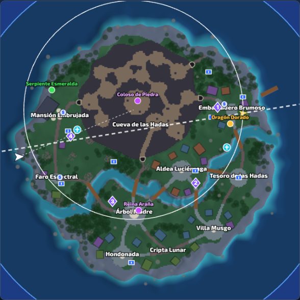 Mapa del Bosque Encantado